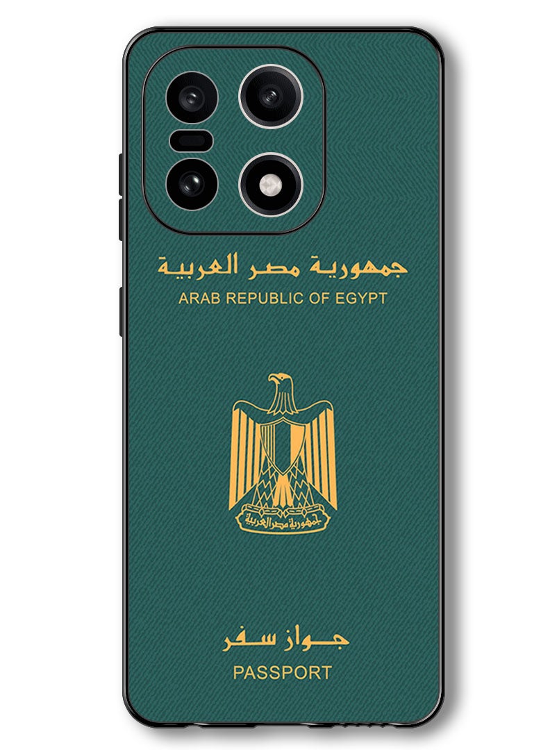 Theodor Case Compatible with OnePlus 15 6.78 Inch Protection Shockproof Bumper Cover Egypt Passport - Image 1